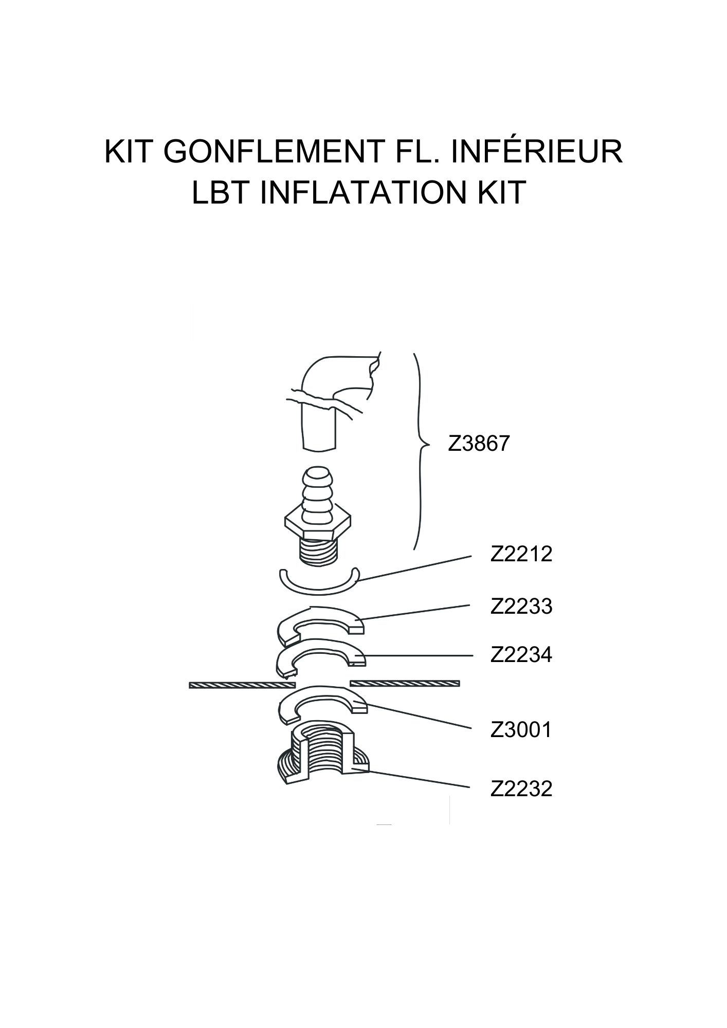 FC Speed Tube Inflation Hose Kit (Set of 4) - Image 2