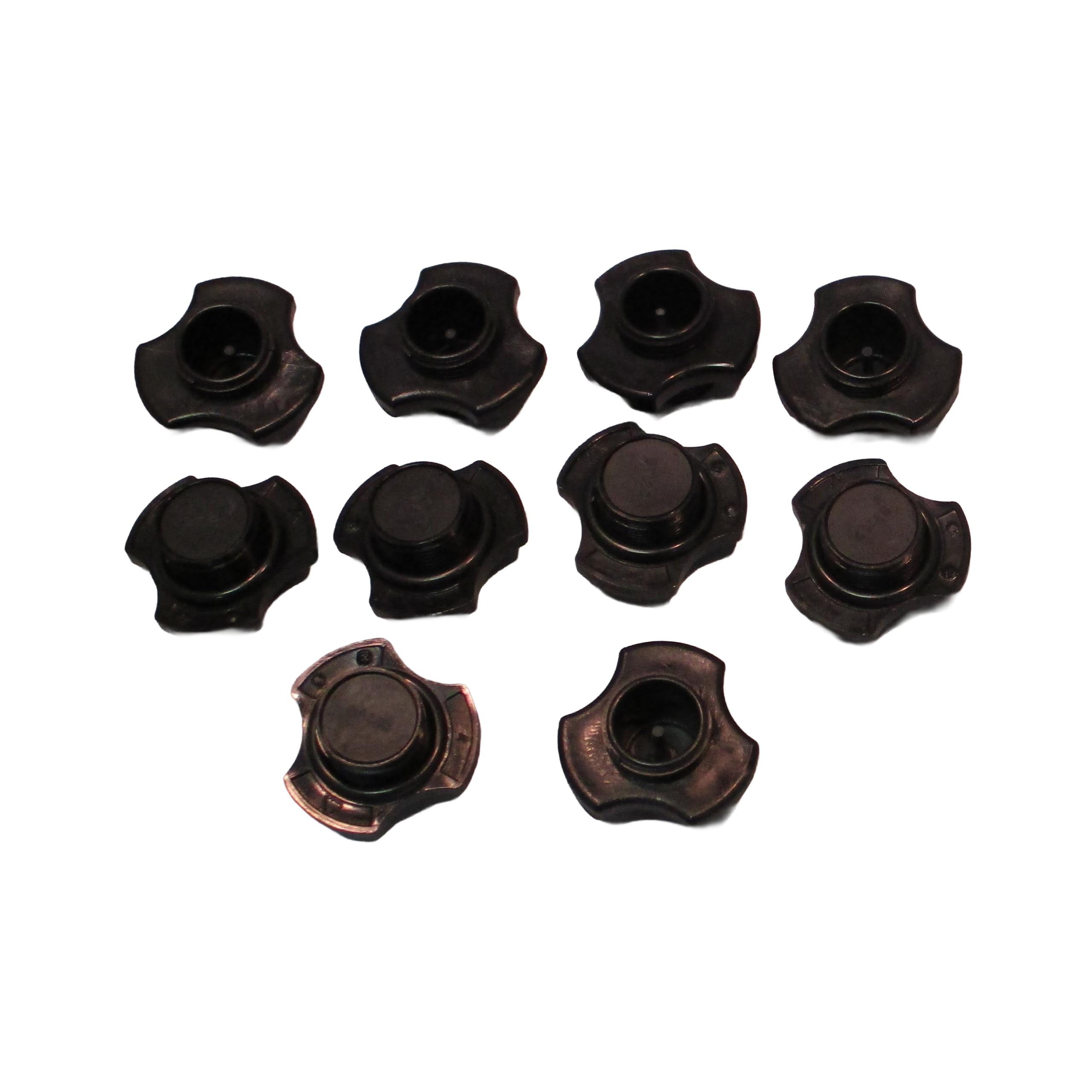 Black Plastic Inflation Valves (Pack of 10)
